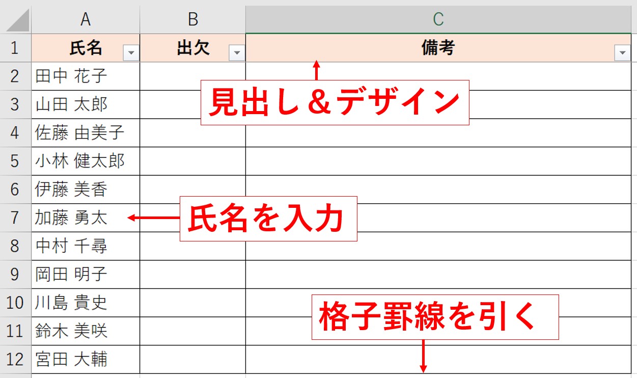 ひな型①